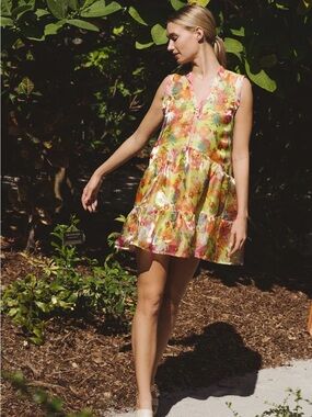 Alden Adair Gia Dress in Eden Print $159